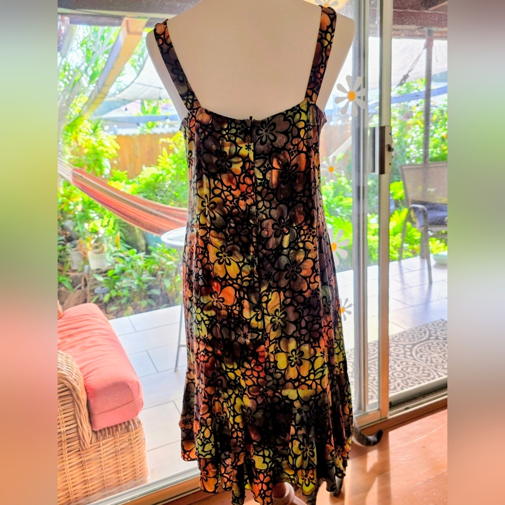 Blue Ginger HAWAII SUNDRESS Sun Dress FALL Colors SMALL - Picture 3 of 6